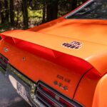 Heckflügel und Judge-Schriftzug des angebotenen 1969 Pontiac GTO Judge