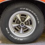 Rally-II-Rad mit BFGoodrich-Reifen des angebotenen 1969 Pontiac GTO Judge