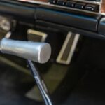 Hurst-T-Griff der Viergangschaltung des angebotenen 1969 Pontiac GTO Judge
