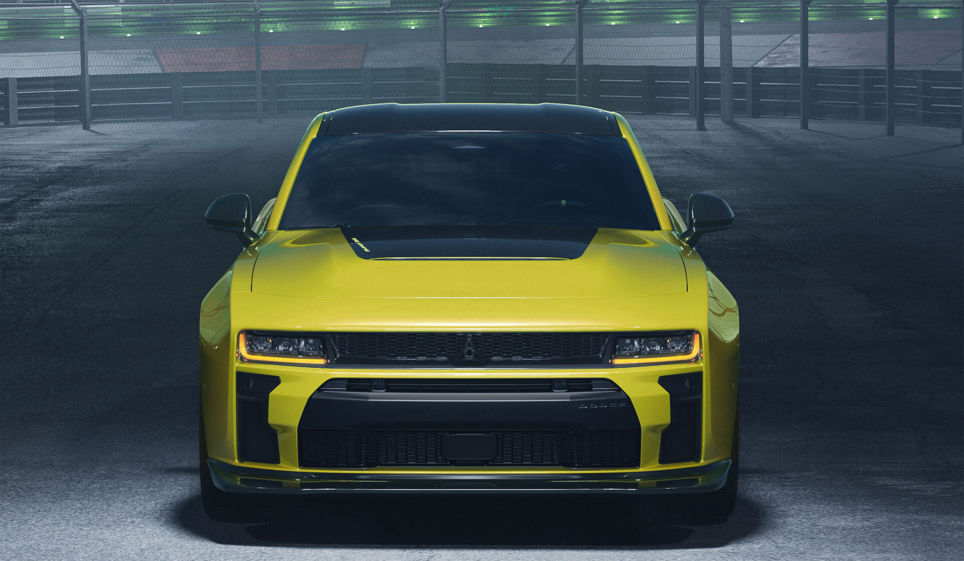 2027 Dodge Charger Super Bee Launch Edition in Sucker Punch von vorne