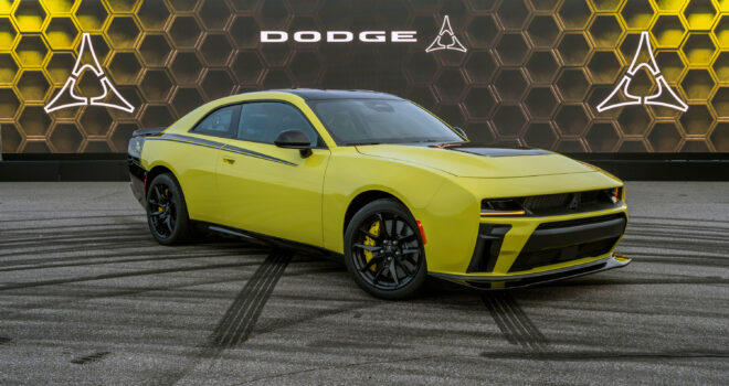 2027 Dodge Charger Super Bee Launch Edition bei der offiziellen Präsentation