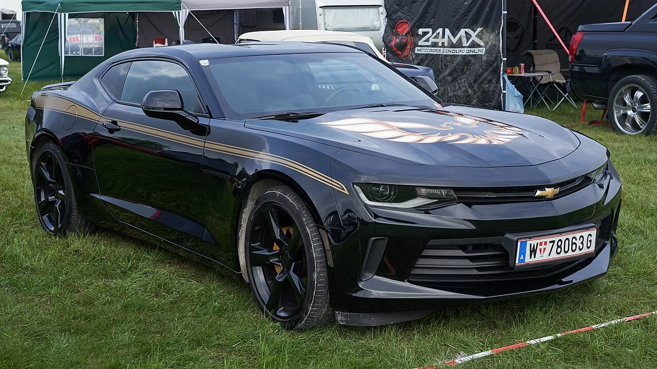 Chevrolet Camaro mit Wiener Kennzeichen bei den Austrian 500 US-Car Days 2019