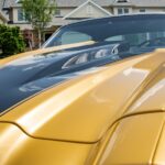 Cowl-Haube und schwarze Streifen des angebotenen 1972 Chevrolet Camaro Z28