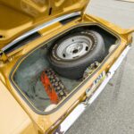 Kofferraum mit Reserverad und Wagenheber des angebotenen 1972 Chevrolet Camaro Z28