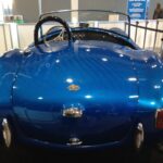 Heckansicht der Shelby Cobra CSX2000 mit originalen Gebrauchsspuren
