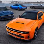 Aktuelle Dodge Charger SIXPACK Modelle am Wasser