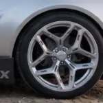 Magnesium-Vorderrad und vorderer Kotflügel des Rezvani Beast X